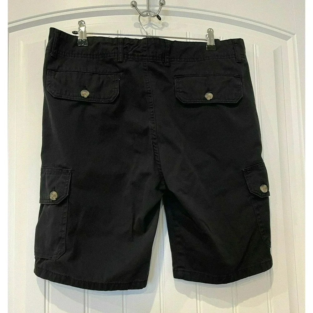 NWOT! BKC Cargo Shorts‎ Men's Size 36 Black Original Pockets Outdoors
